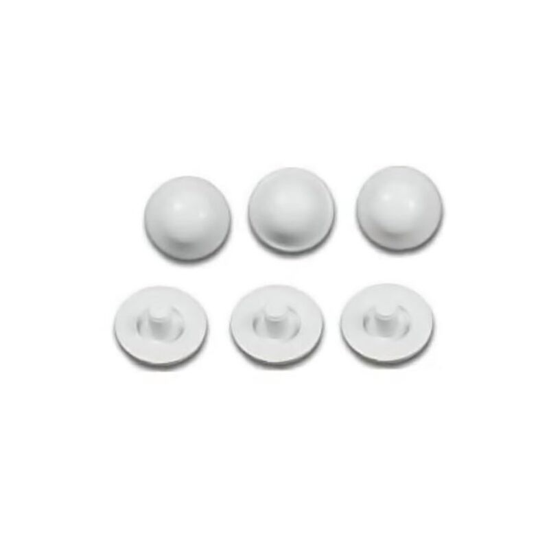 foto del prodotto paracolpi di ricambio ideal standard in gomma dura finitura bianco. prodotto adatto alle serie gemma e small ideal standard t204100