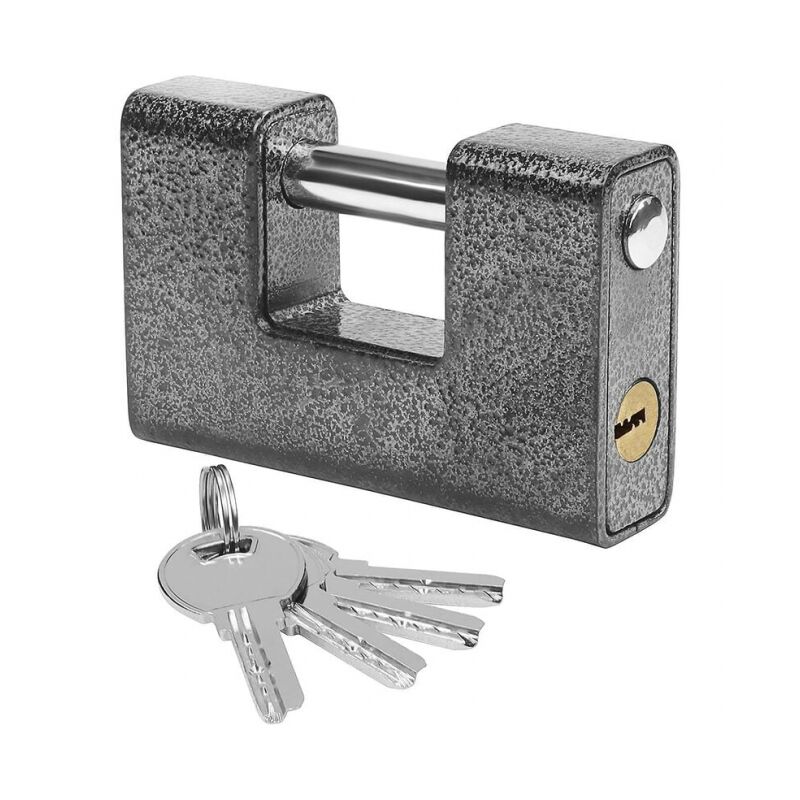 foto del prodotto paracolpi esterno ad alta resistenza con 4 chiavi paracolpi in acciaio ad alta resistenza spessore 12 mm protegge le porte dei garage e dei