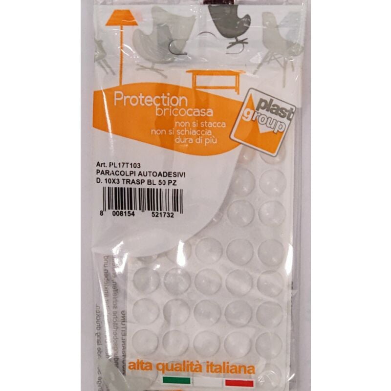 foto del prodotto paracolpi fraschetti diametro 10x3mm trasparente 50pz - 132080