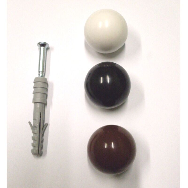 foto del prodotto paracolpo a sfera fischer sa1 bianco
