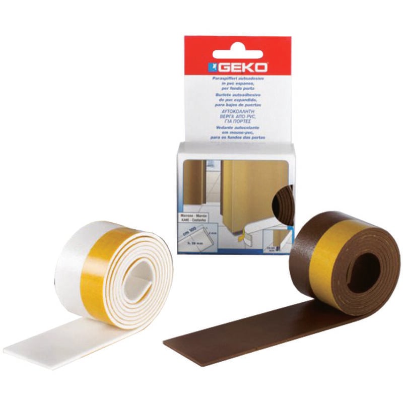 foto del prodotto parafreddo adesivo in pvc espanso per porte soft cm.3,8x100 marrone