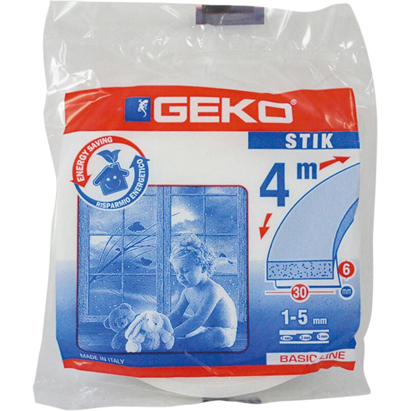 foto del prodotto parafreddo in spugna per porte e finestre 'stik' adesivo in resina espansa per risparmio energetico -mm 15 x mt. 4 1 pezzo