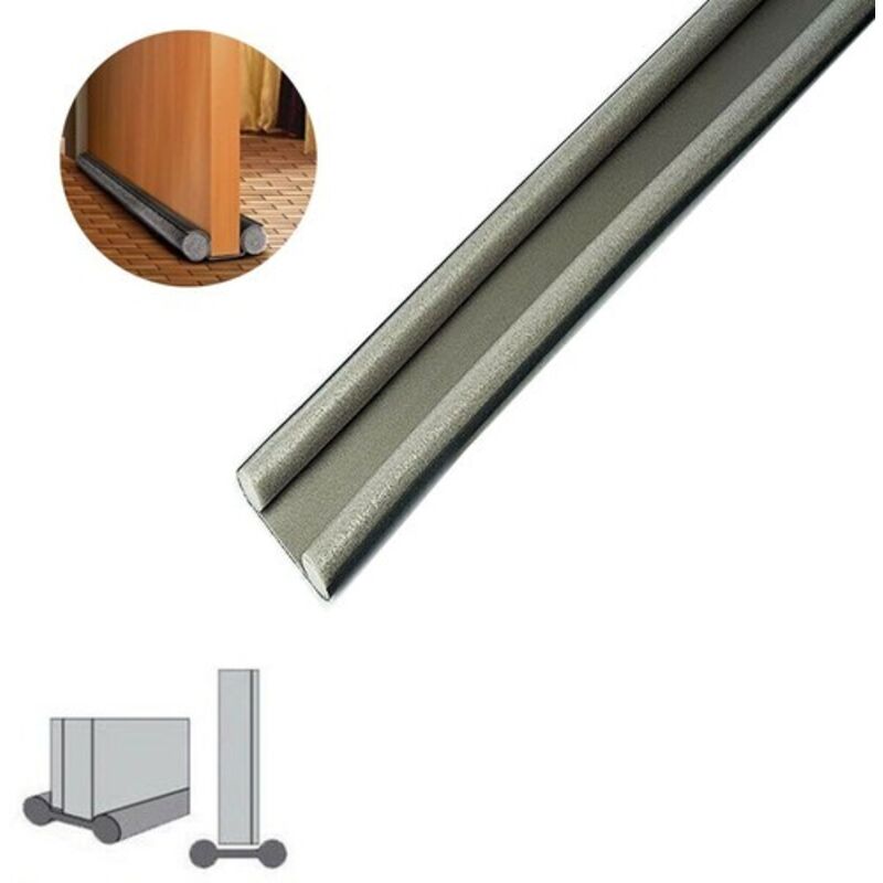 foto del prodotto parafreddo sottoporta isolante doppio isolamento 95cm paraspiffero grigio