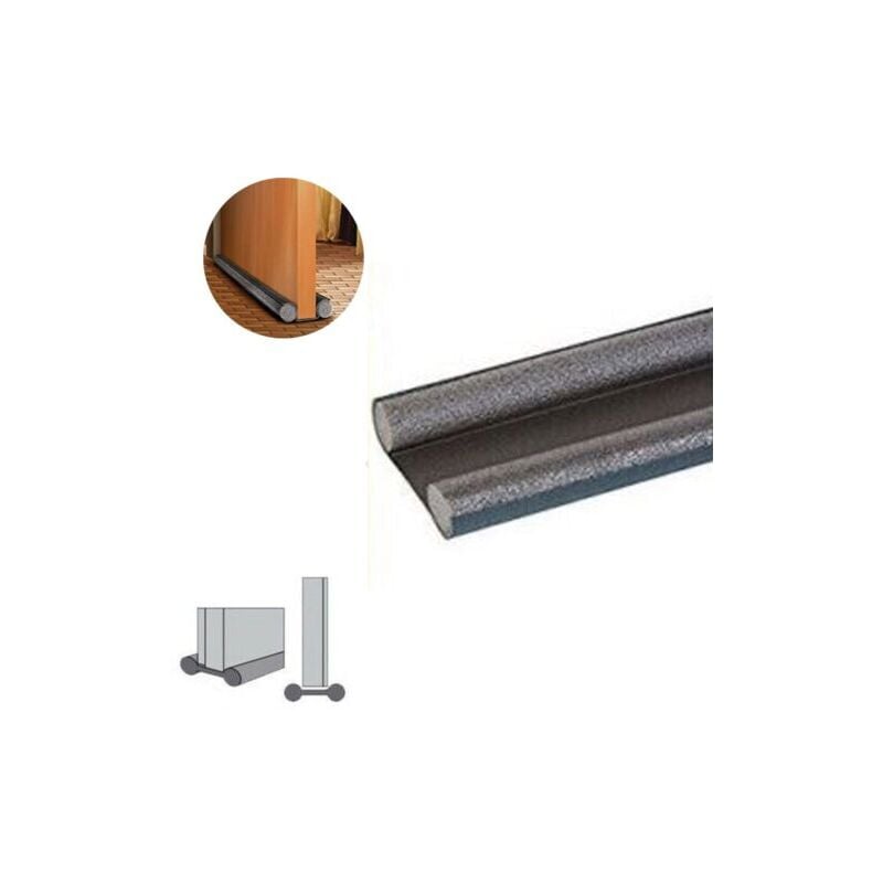 foto del prodotto parafreddo sottoporta isolante doppio isolamento 95cm paraspiffero nero