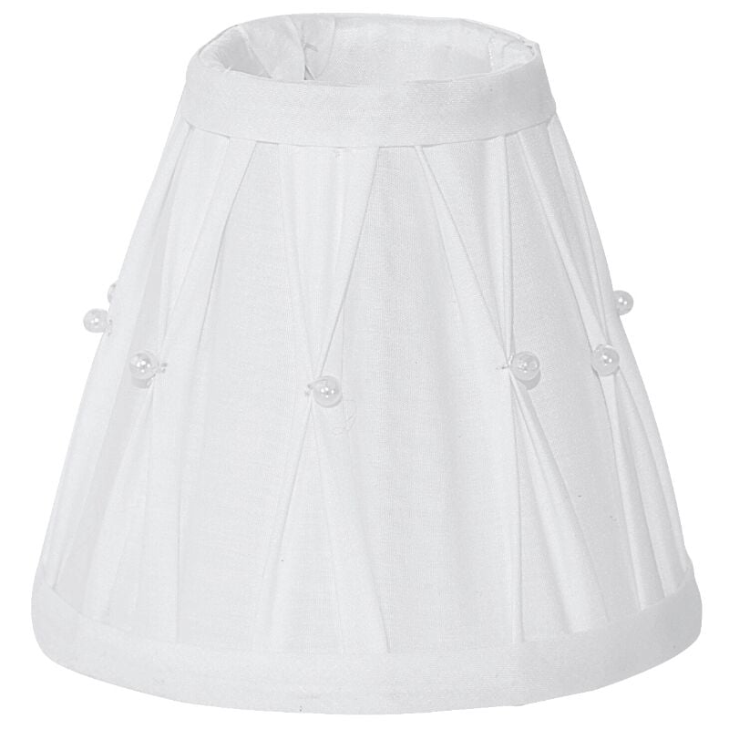 foto del prodotto paralume 14cm e14 tessuto con decori