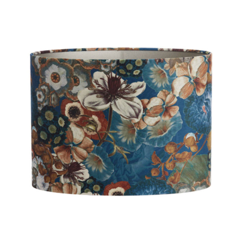 foto del prodotto paralume bloom blu tessile e27 3538512 light living