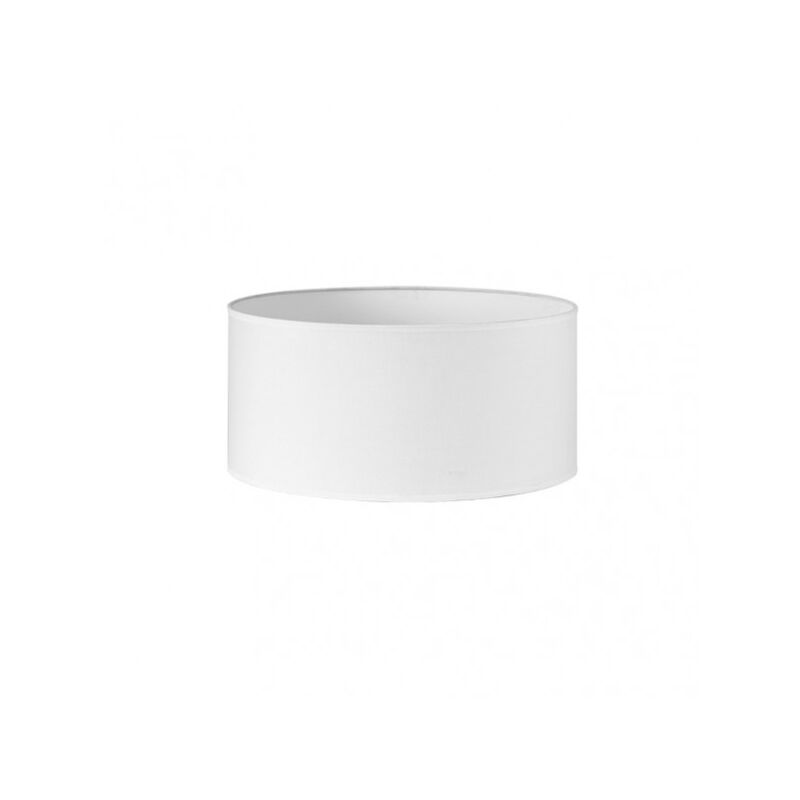 foto del prodotto paralume cilindrico dori e27 bianco 40dx40dx21h cm tessuto popeline