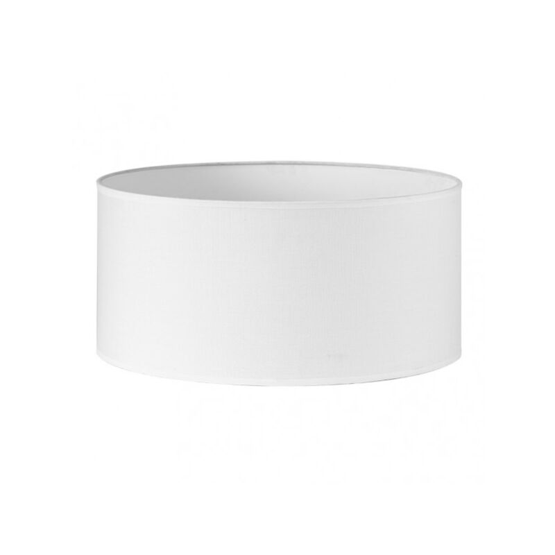 foto del prodotto paralume cilindrico dori m10 bianco 60dx60dx30h cm trama popeline