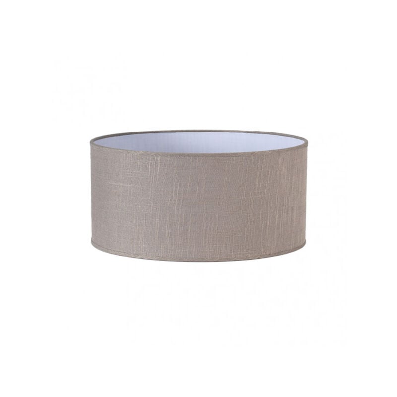 foto del prodotto paralume cilindrico happy m10 grigio lino 50dx50dx25h