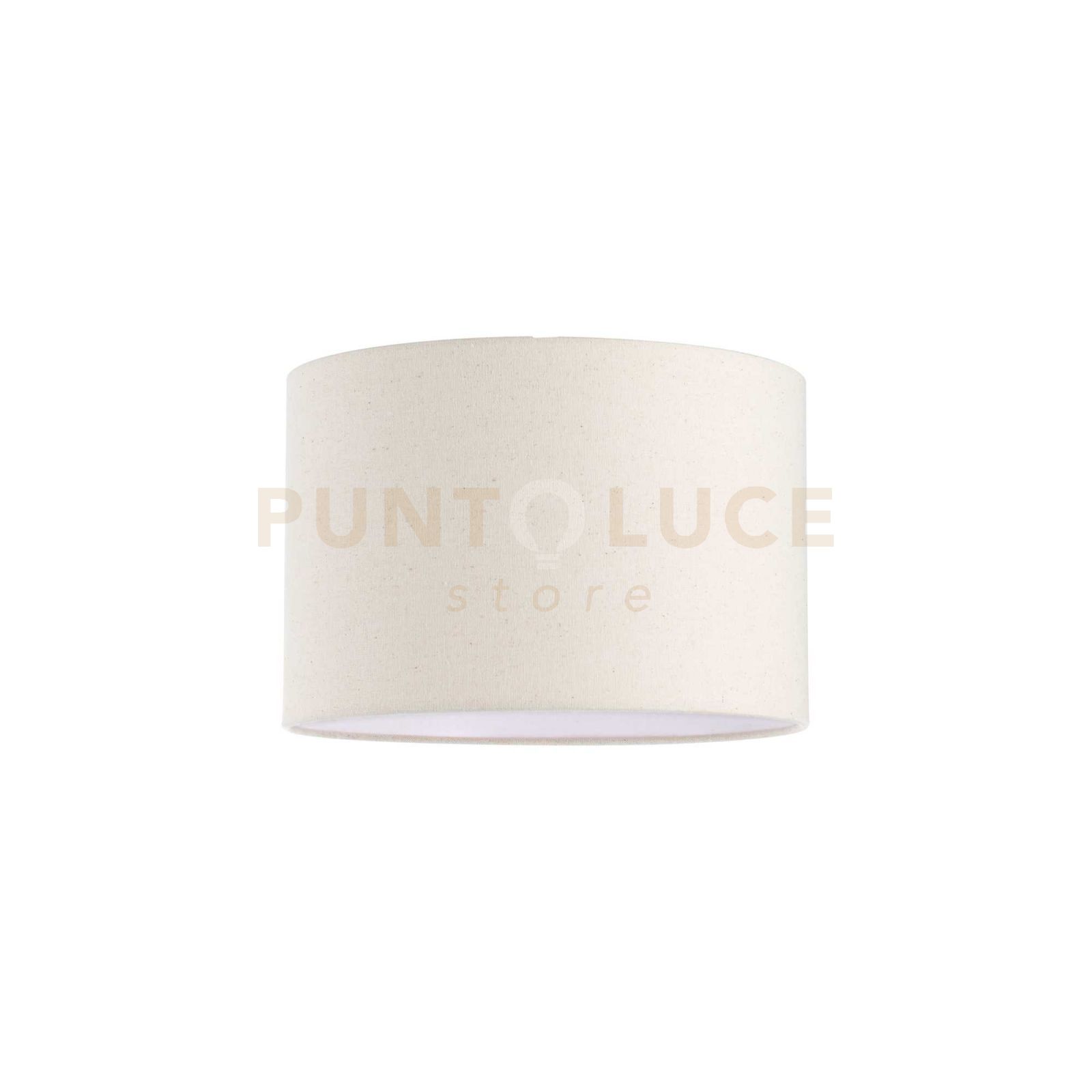foto del prodotto paralume cilindro set tessuto beige d30
