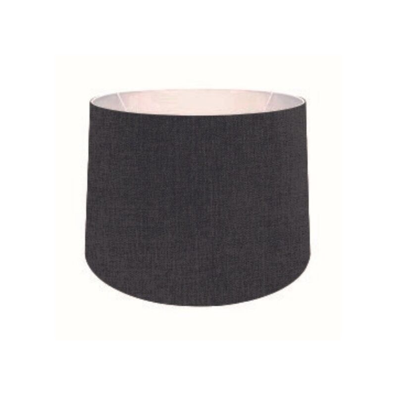 foto del prodotto paralume classico in tessuto colore nero deco mdl3566