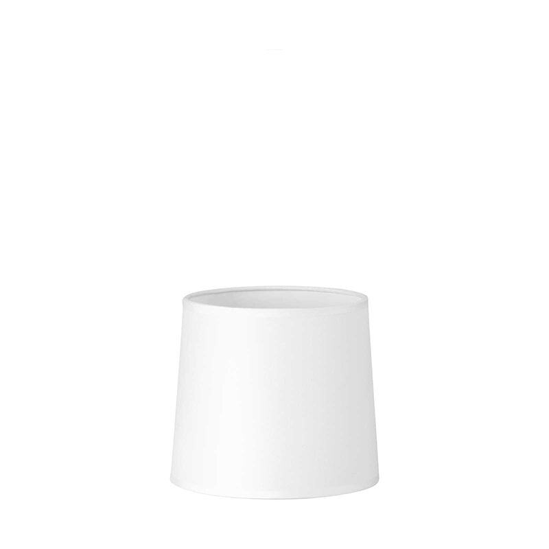 foto del prodotto paralume cono set tessuto bianco d16