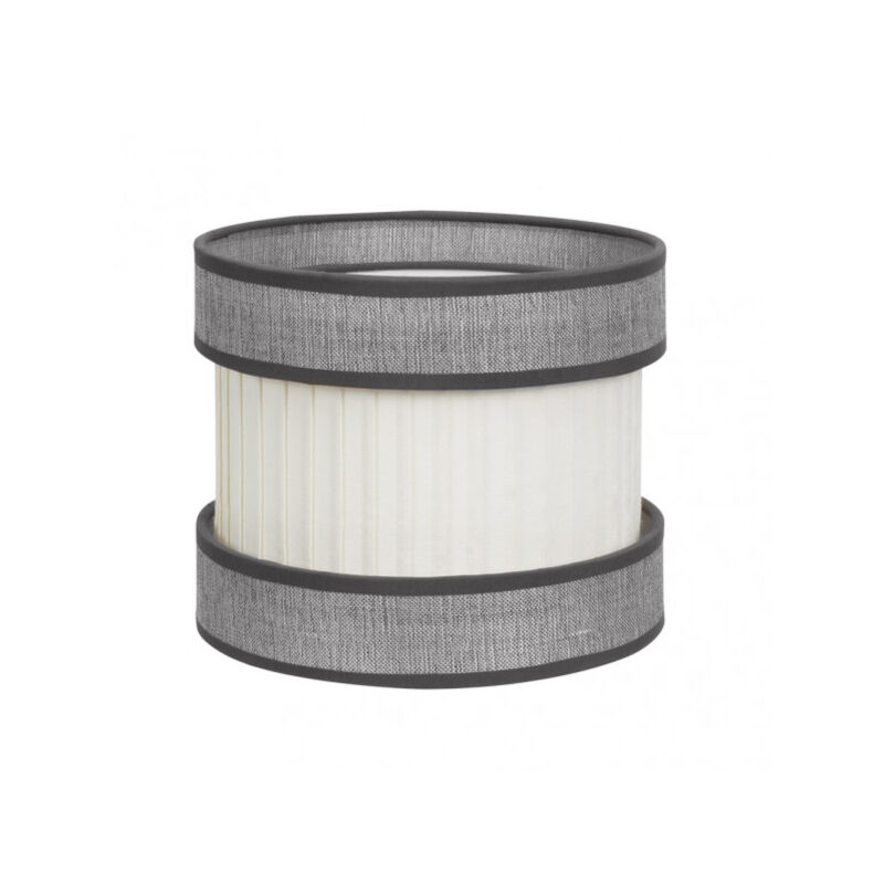 foto del prodotto paralume da tavolo alto home e27 grigio-beige 30dx30dx21h