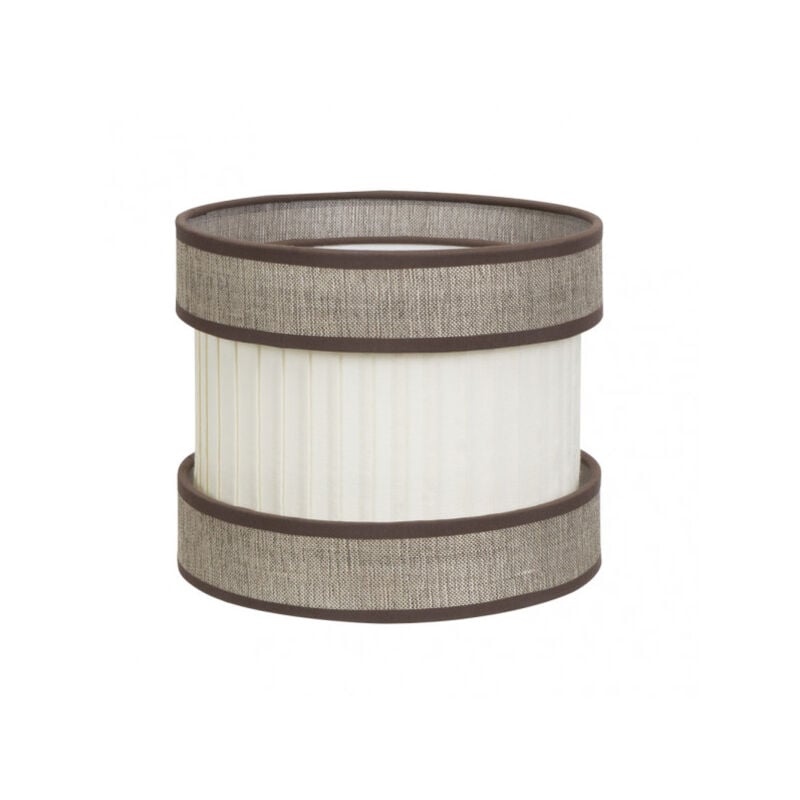 foto del prodotto paralume da tavolo alto home e27 marrone beige 30dx30dx21h