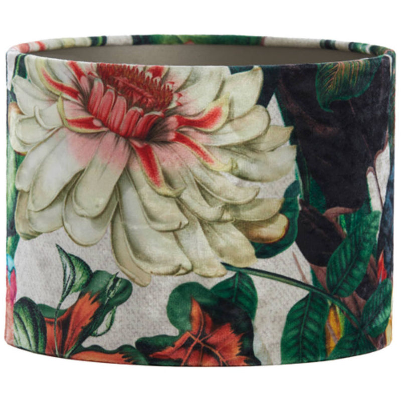 foto del prodotto paralume dahlia verde tessile 25cm light living