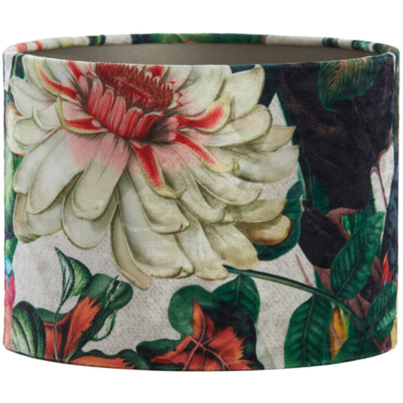 foto del prodotto paralume - dahlia - verde - tessile - ø 30cm - - light&amp;living
