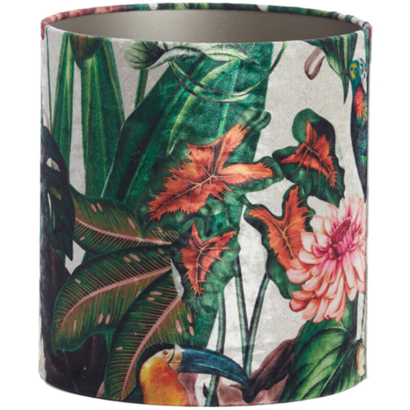 foto del prodotto paralume dahlia verde tessile 40cm light living