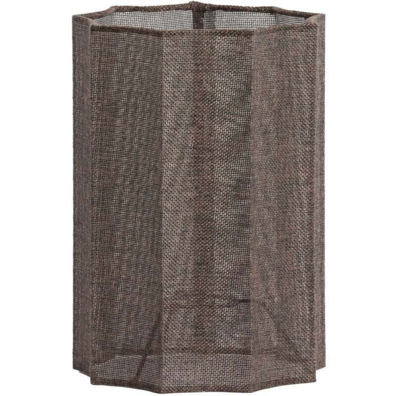 foto del prodotto paralume disli marrone tessile 18cm light living