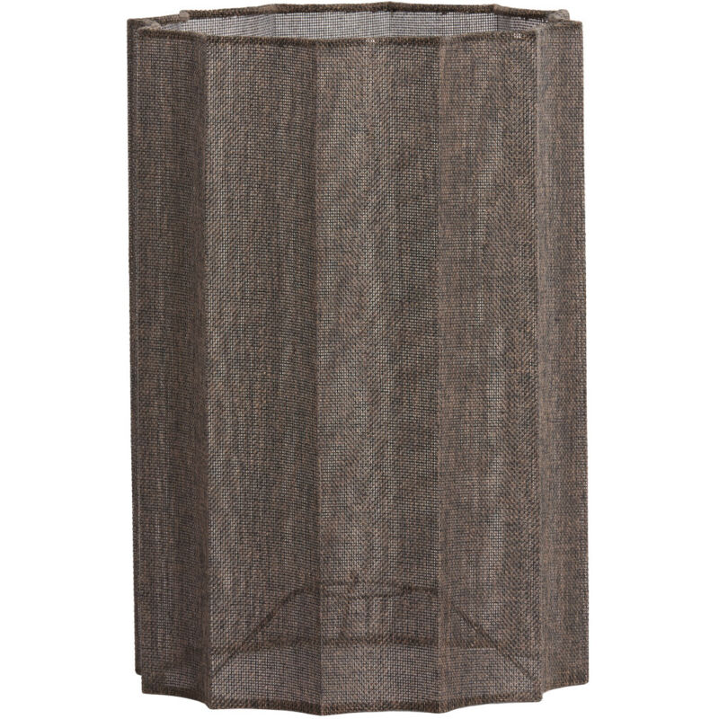 foto del prodotto paralume disli marrone tessile 24cm light living