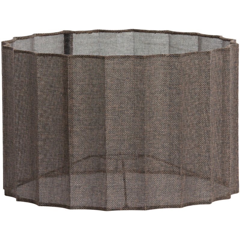 foto del prodotto paralume disli marrone tessile 35cm light living