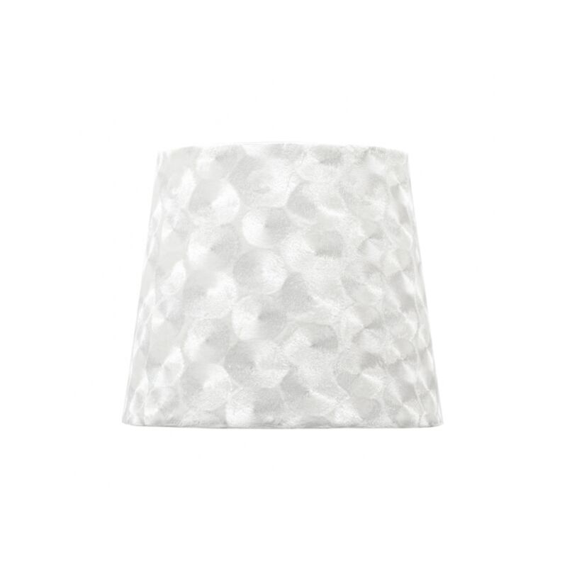 foto del prodotto paralume fatima e27 35dx18dx23h tessuto bianco madreperla