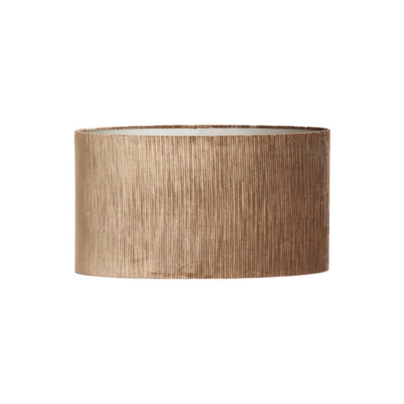 foto del prodotto paralume flair marrone tessile e27 light living