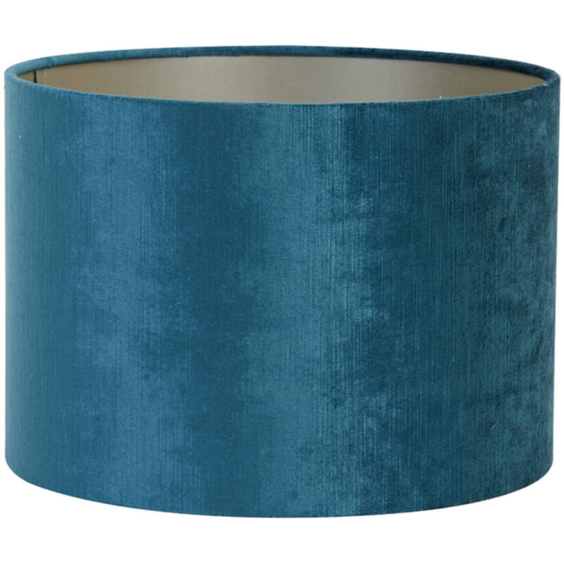 foto del prodotto paralume gemstone blu tessile 25cm light living