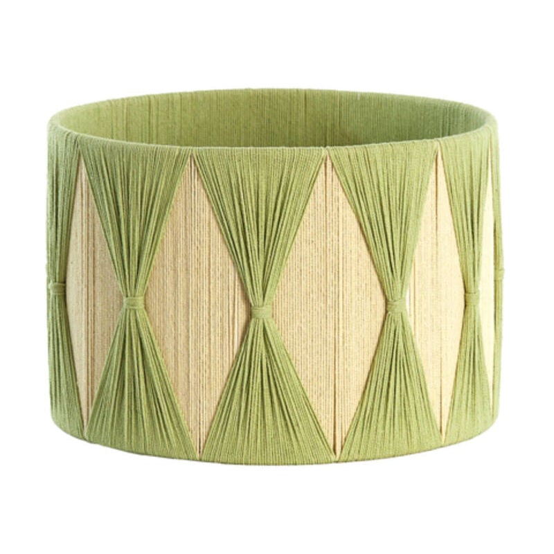 foto del prodotto paralume - hannah - verde - tessile - ø 30cm - - light&amp;living