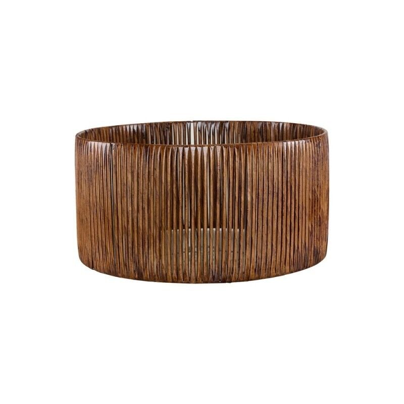 foto del prodotto paralume in carta intrecciata effetto bamboo caff roya asz1751