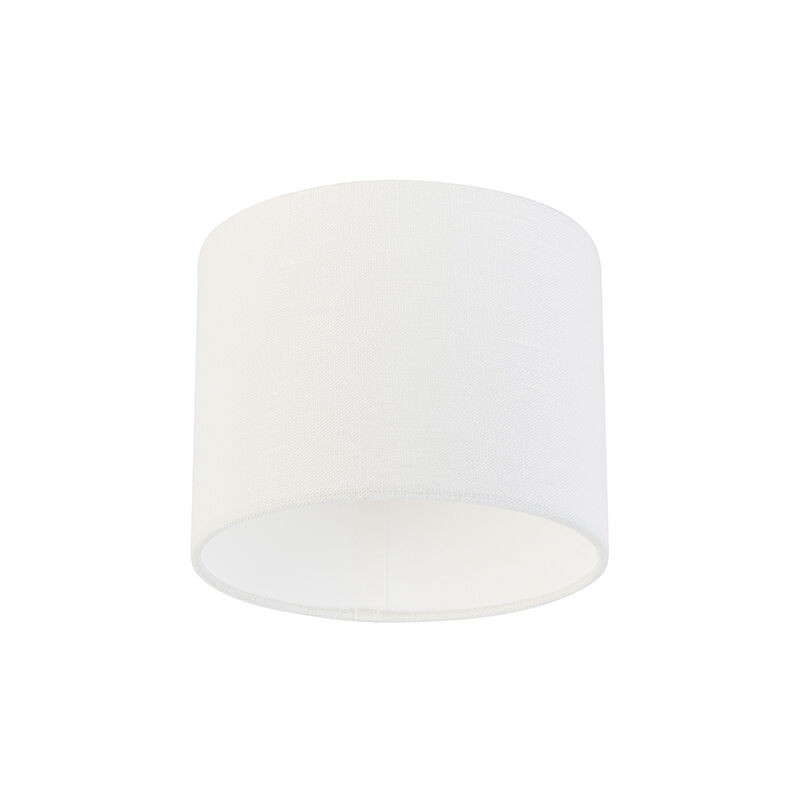 foto del prodotto paralume in cotone bianco 18 18 14 , - qazqa