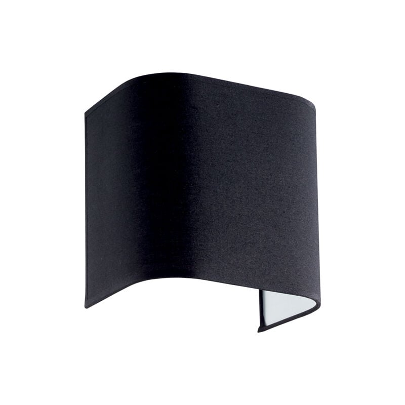 foto del prodotto paralume in pvc moderno gea tessuto nero