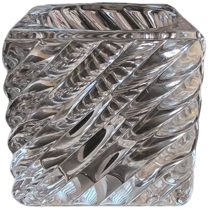 foto del prodotto paralume in vetro lexia 7x7cm trasparente apertura 3cm