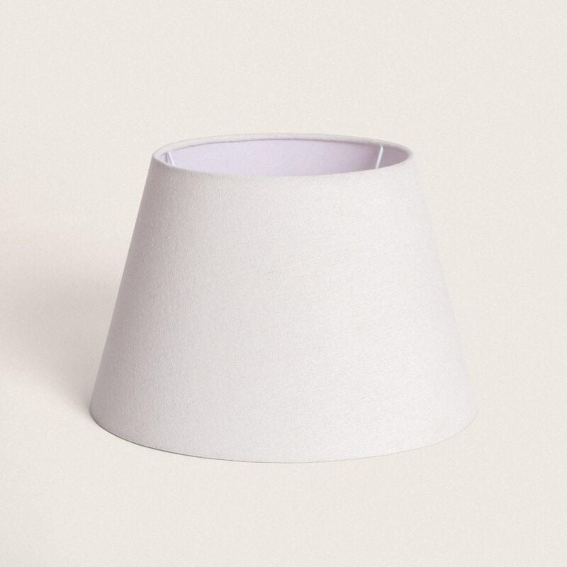 foto del prodotto paralume lampada tessuto azami bianco