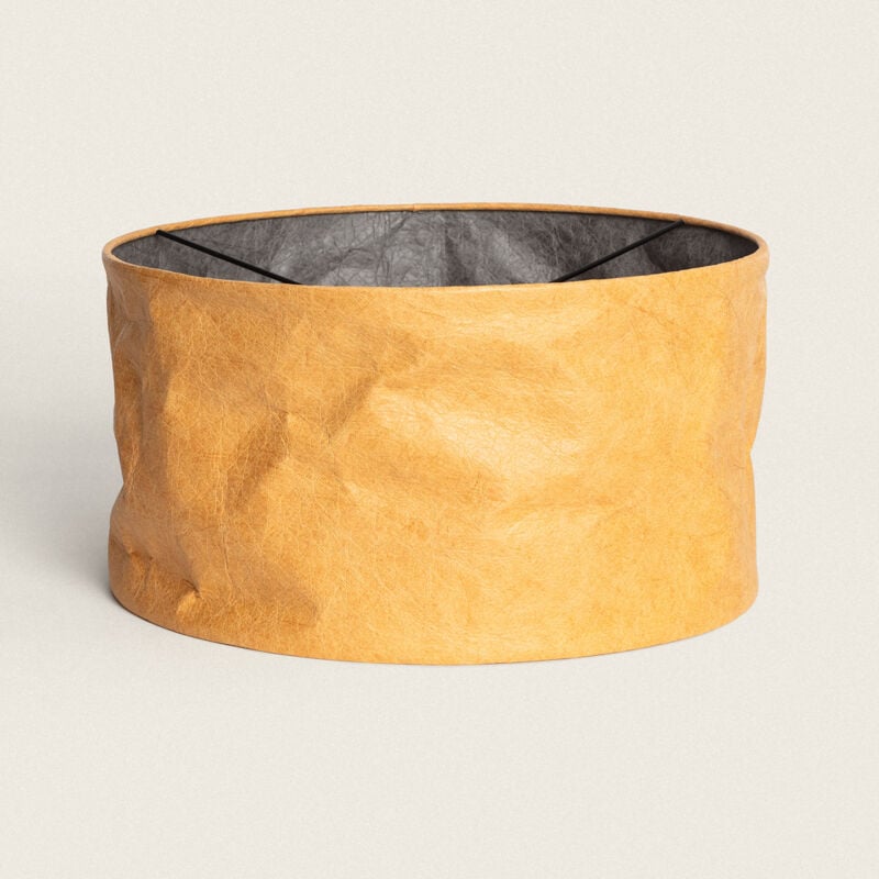 foto del prodotto paralume lampada tyvek diana marrone chiaro