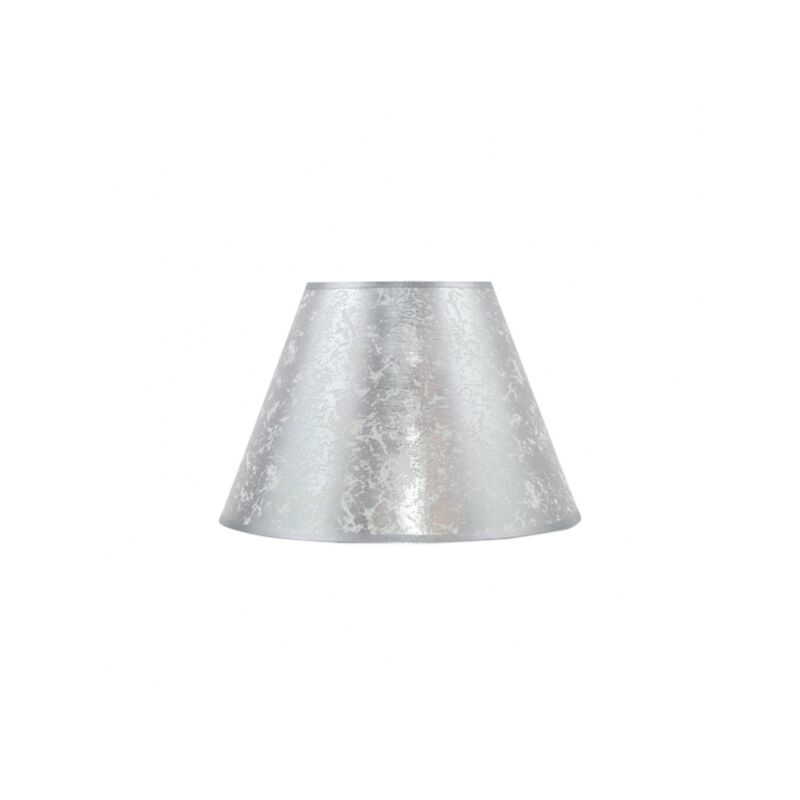 immagine 0 del prodotto paralume lourdes conico argento 15dx8dx12h a morsetto