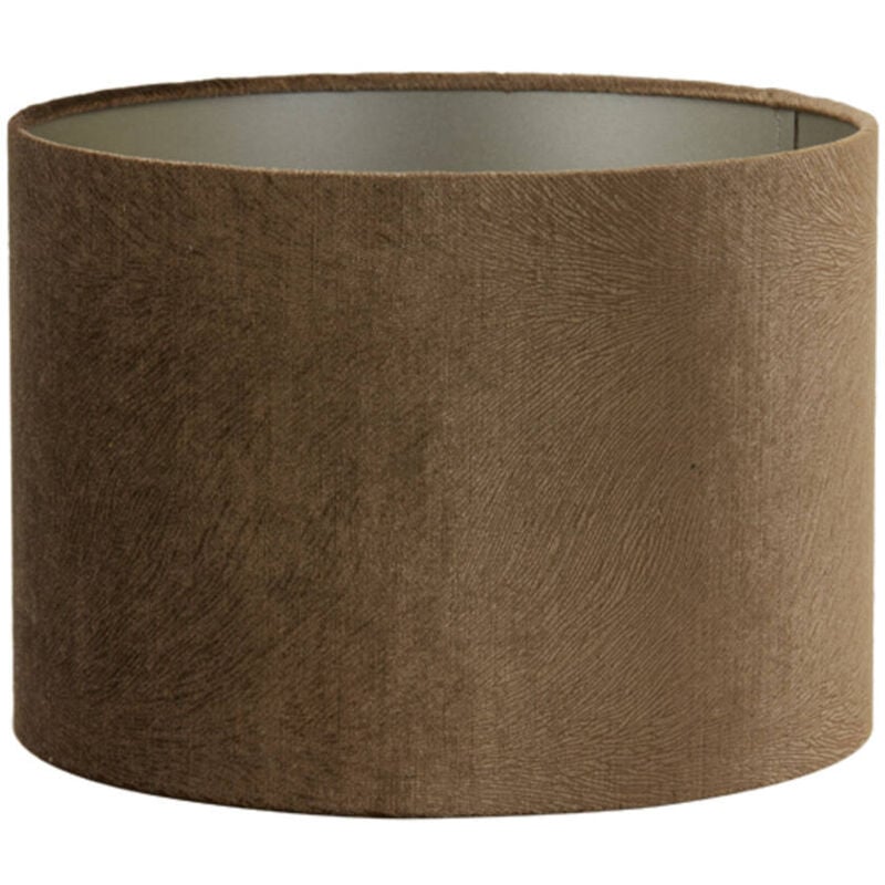 foto del prodotto paralume lubis marrone tessile 20cm light living