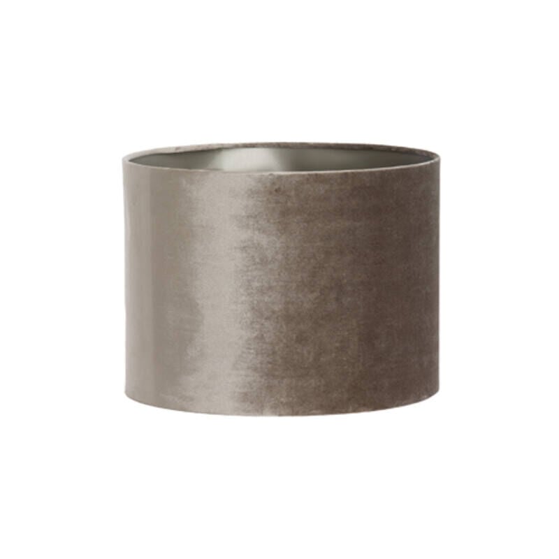 foto del prodotto paralume palata marrone tessile 20cm light living