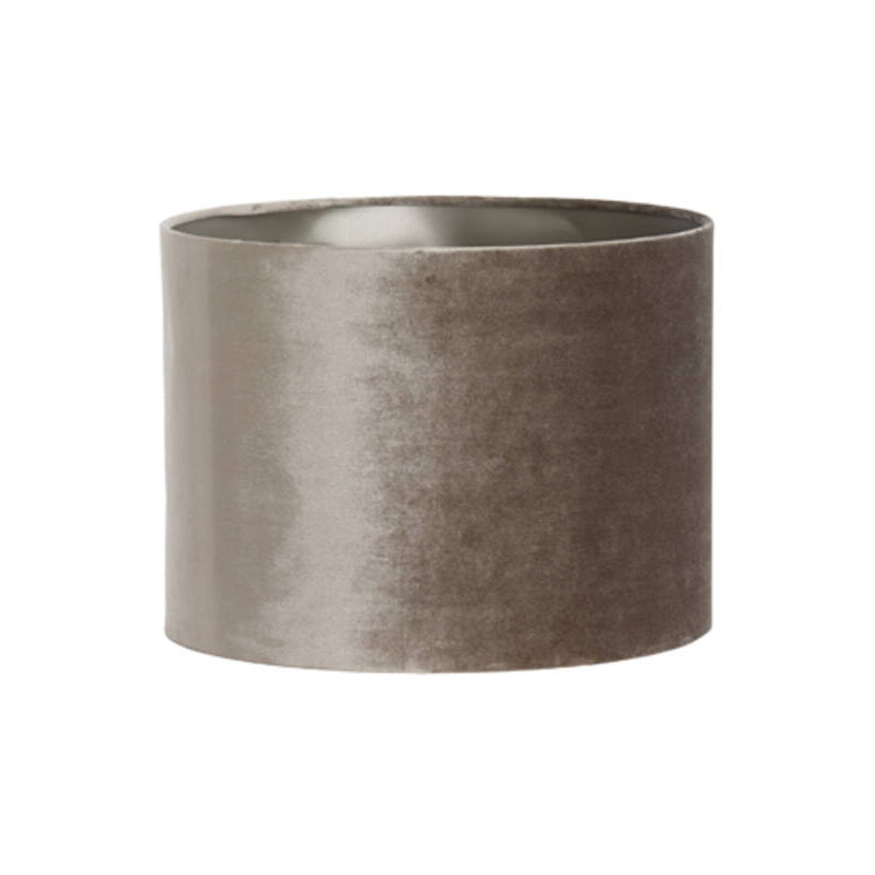 foto del prodotto paralume palata marrone tessile 25cm light living