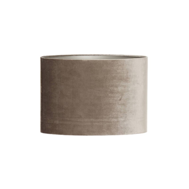 foto del prodotto paralume palata marrone tessile e27 light living