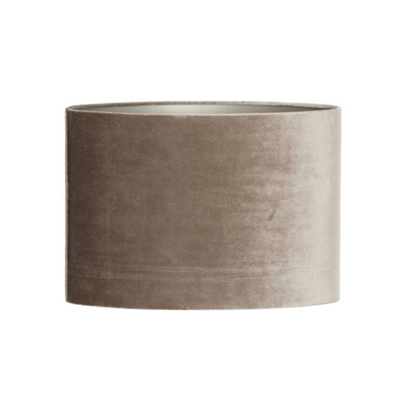 foto del prodotto paralume palata marrone tessile e27 light living