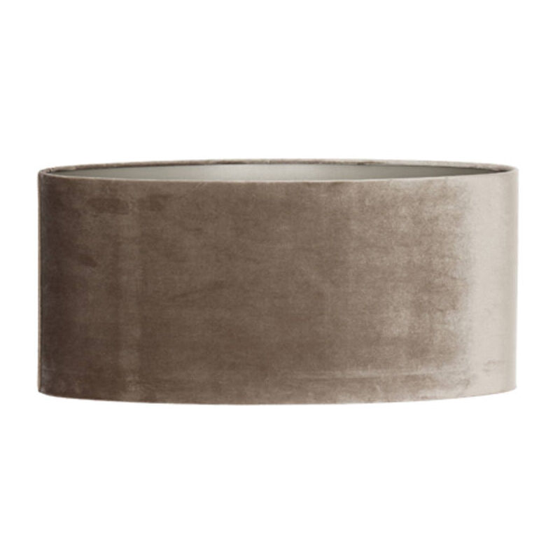 foto del prodotto paralume palata marrone tessile e27 light living