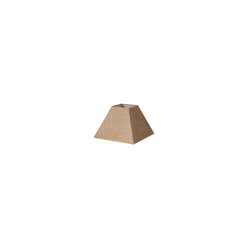 foto del prodotto paralume piramide divos e27 marrone 17dx8dx13h saco yute