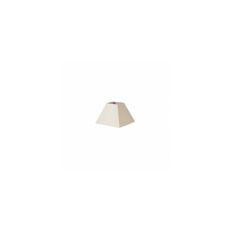 foto del prodotto paralume piramide mezzo e27 beige 20dx10dx15h tessuto popeline