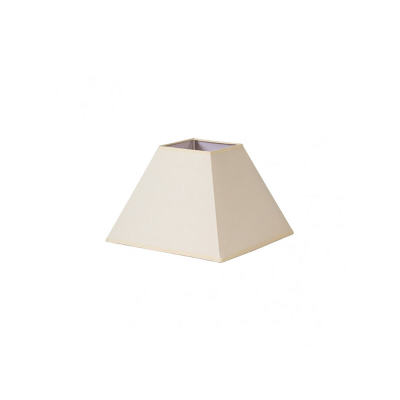 foto del prodotto paralume piramide mezzo e27 beige 35dx15dx25h tessuto popeline