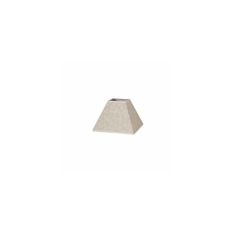 foto del prodotto paralume piramide tenorio e27 beige lino 25dx11dx18h