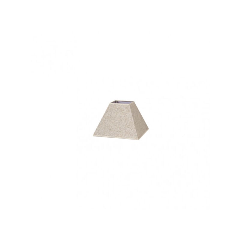 foto del prodotto paralume piramide tenorio e27 lino beige 17dx8dx13h