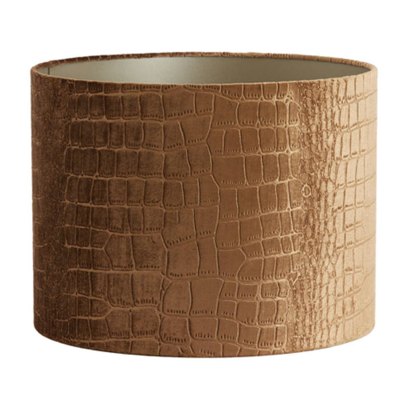 foto del prodotto paralume praya marrone tessile 40cm light living