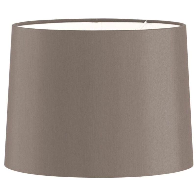 foto del prodotto paralume rotondo in plastica tessile marrone cappuccino accessori ricambio per 8997.01.32.0000 , dxh 25 x 18,5 cm