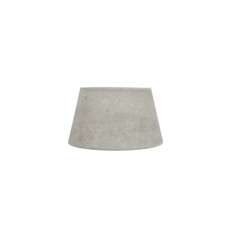 foto del prodotto paralume salma e27 cemento grigio 30dx22dx17h conico aperto