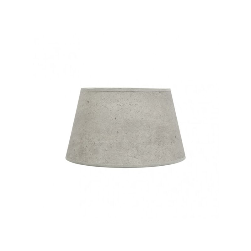 foto del prodotto paralume salma e27 cemento grigio 35dx25dx20h conico aperto